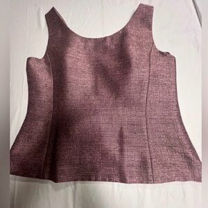 Kasper Women's Sleeveless Top - Pink shimmer size 6